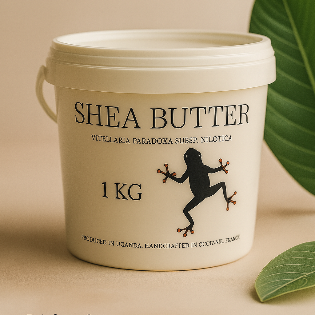 Rainforestcosme rohe Nilotica-Sheabutter 1Kg. Eine einfach zu formulierende Sheabutter für Ihre selbstgemachte Kosmetik. Gesicht, Körper, Bart und Haare.